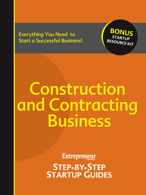Cover image for Construction and Contracting Business